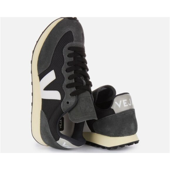 Veja Rio Branco II Alveomesh Sneakers Black White EU 44 / US 11 - Picture 14 of 14